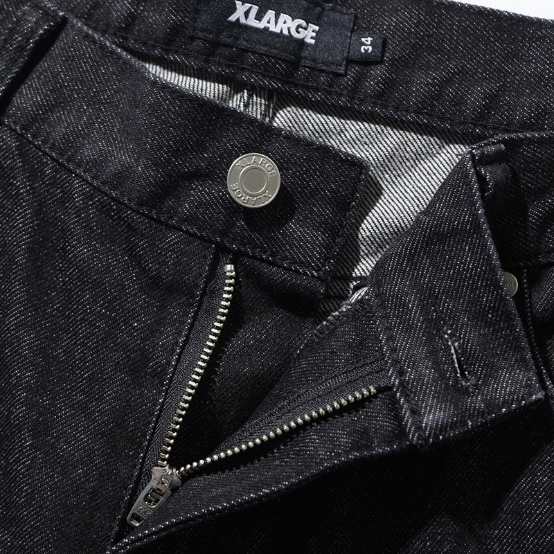 EMB DENIM PANTS - 101263031011