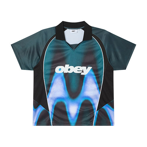 OBEY BLURRED SOCCER JERSEY KNITS S/S