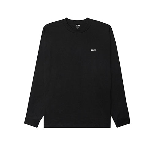 OBEY THE MEDIUM IS THE MESSAGE CLASSIC TEES L/S