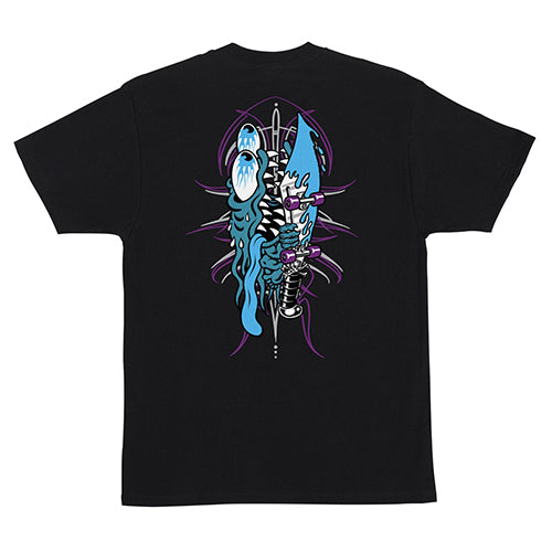MEEK PINSTRIPE SLASHER S/S HEAVYWEIGHT T-SHIRT