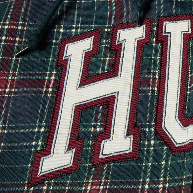 ARCH PLAID FZ HEAVYWEIGHT HOODIE