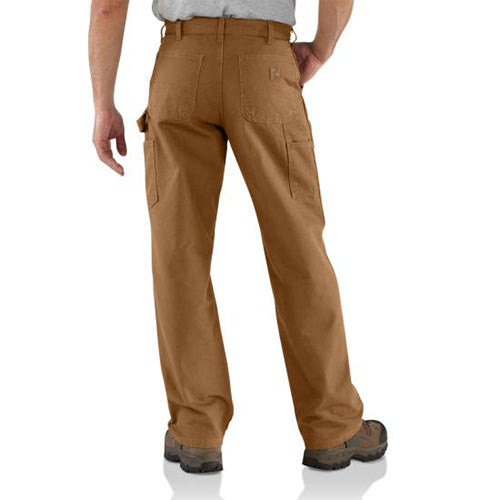 LOOSE FIT WASHED-DUCK UTILITY WORK PANT