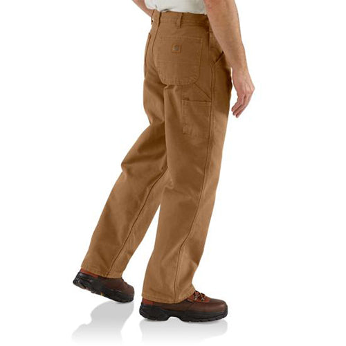 LOOSE FIT WASHED-DUCK UTILITY WORK PANT