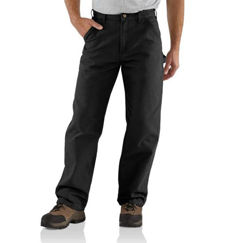 LOOSE FIT WASHED-DUCK UTILITY WORK PANT