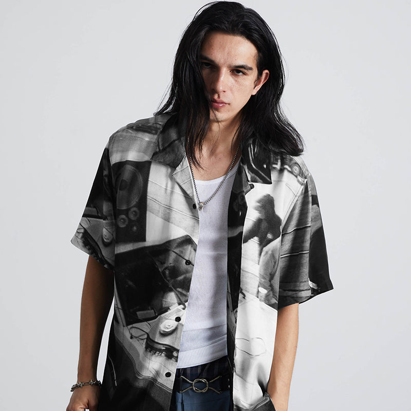 BURNSIDE S/S RESORT SHIRT - BU00273