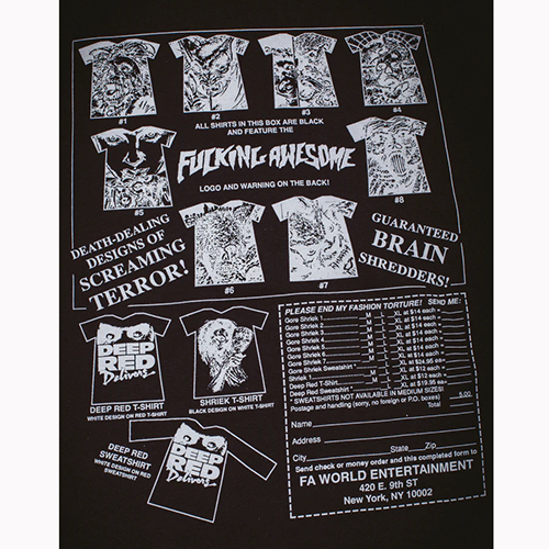 GORE SHRIEK TEE