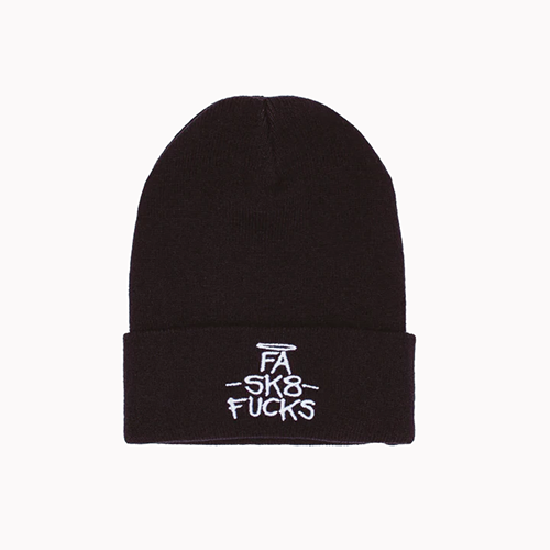FA SK8 FUCKS CUFF BEANIE