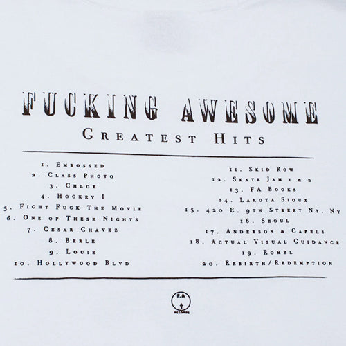 GREATEST HITS TEE