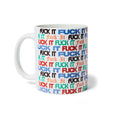 FUCK IT FLYER MUG