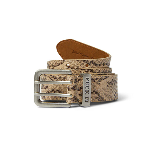 FUCK IT SNAKESKIN BELT