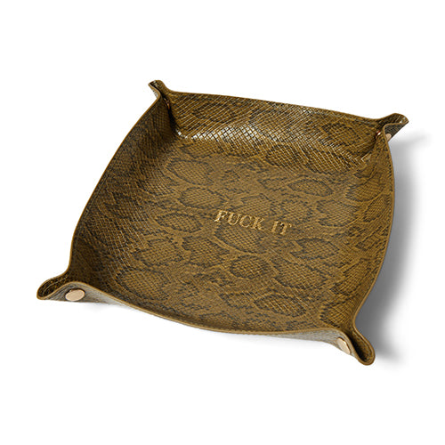 FUCK IT SNAKESKIN CATCHALL