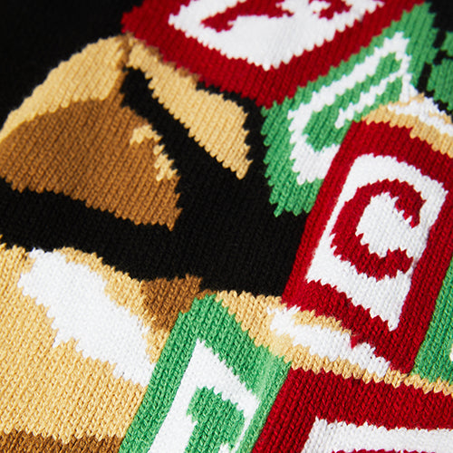 GIFT BEAR INTARSIA SWEATER