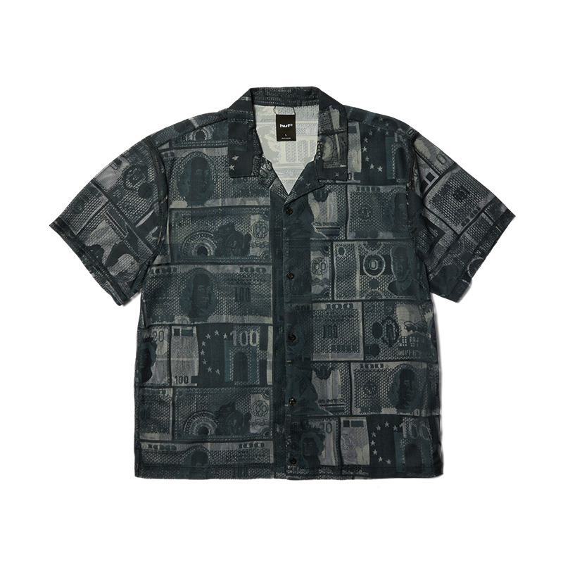GLOBAL CURRENCY S/S LACE SHIRT - BU00271