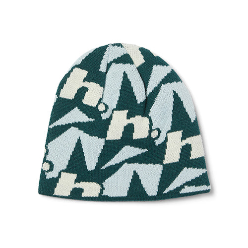H STAR REPEAT SKULL BEANIE
