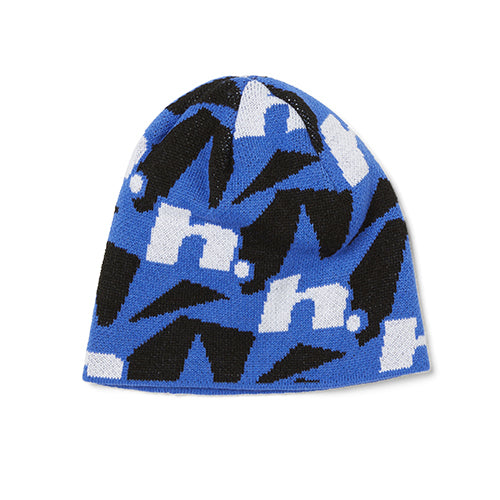 H STAR REPEAT SKULL BEANIE