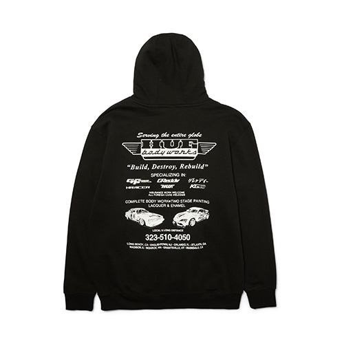 HUF X GREDDY BODY WORKS P/O HOODIE