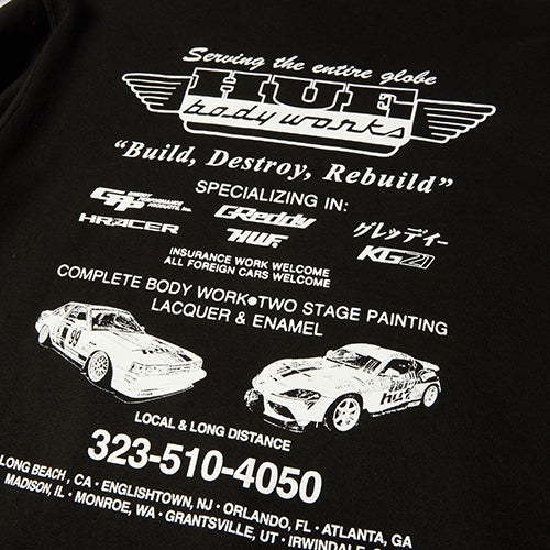 HUF X GREDDY BODY WORKS P/O HOODIE