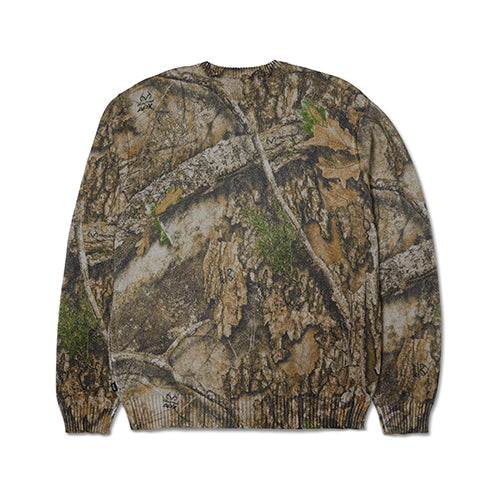 HUF X REALTREE CREWNECK SWEATER