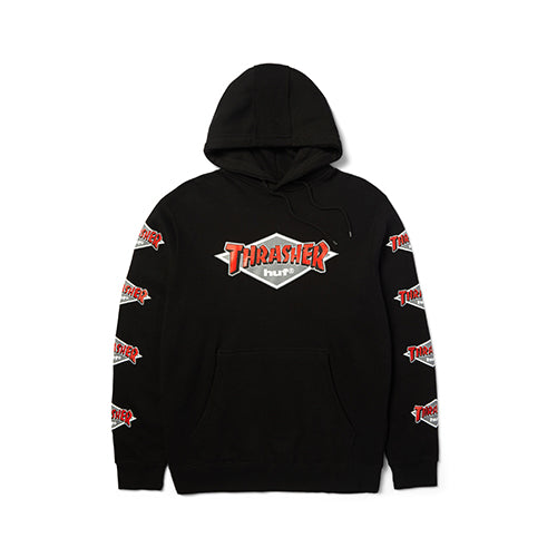 HUF X THRASHER LOGO PO HOODIE