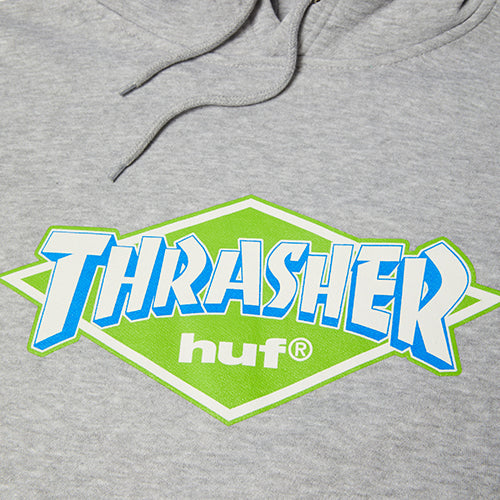 HUF X THRASHER LOGO PO HOODIE