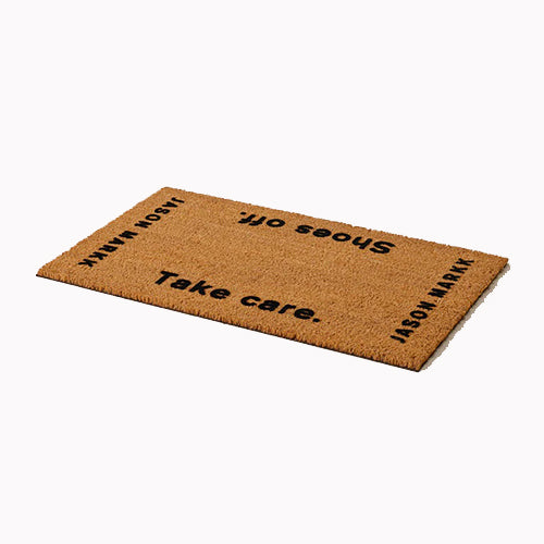 SHOES OFF WELCOME MAT