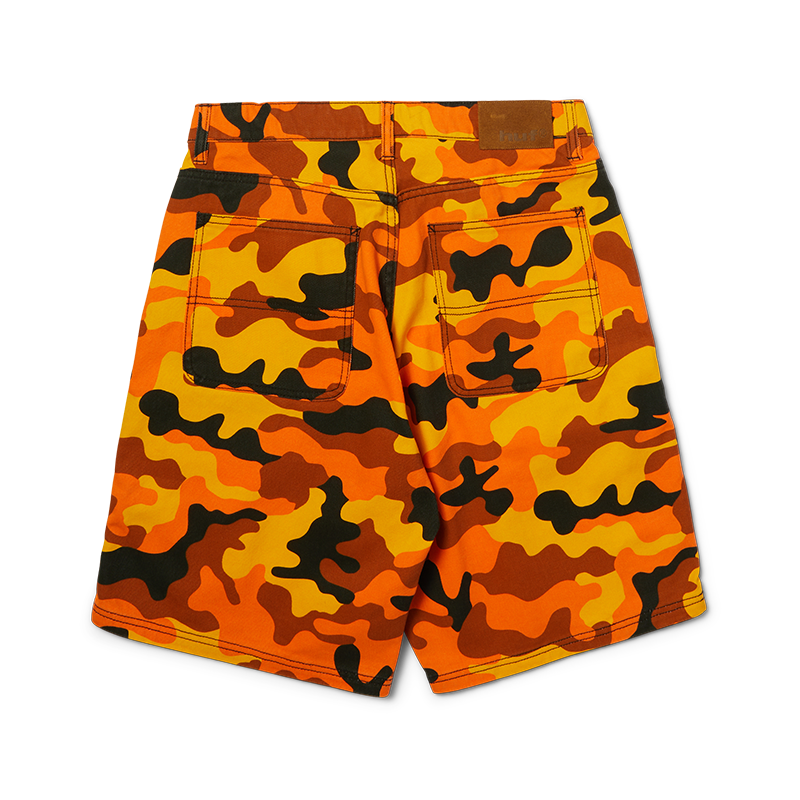 KINDA LOOSE DOUBLE KNEE CAMO SHORT - PT00387