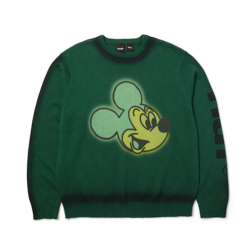 MICKEY SPRAY CREWNECK SWEATER