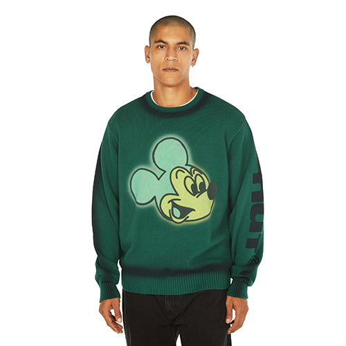MICKEY SPRAY CREWNECK SWEATER