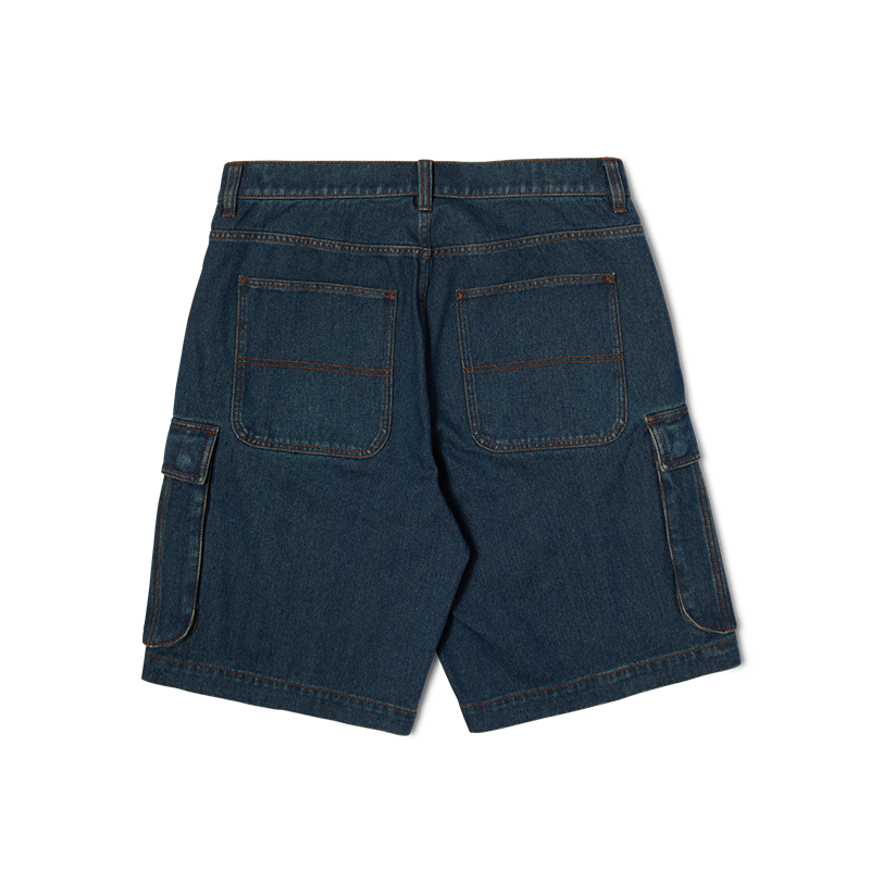 OVAL DENIM CARGO SHORT - PT00389