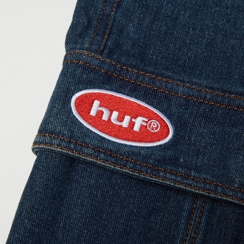OVAL DENIM CARGO SHORT - PT00389