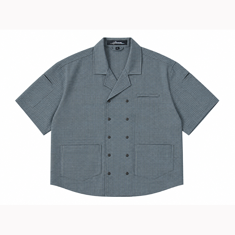 CHECKED WORKER SHIRT - SH-BU006