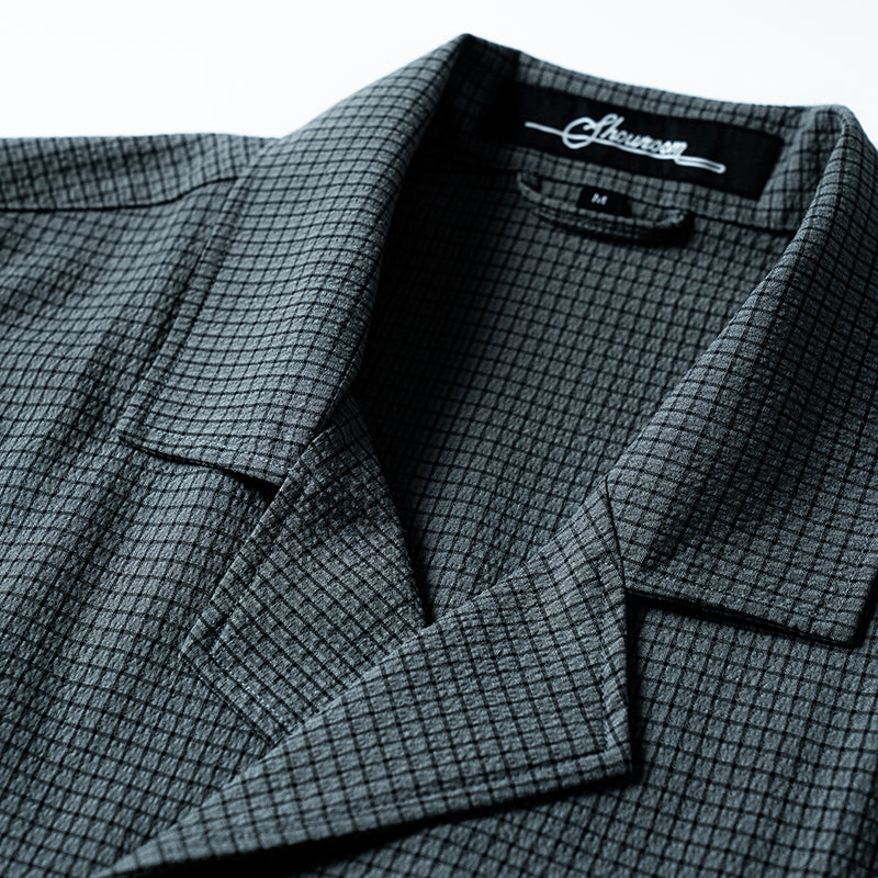 CHECKED WORKER SHIRT - SH-BU006