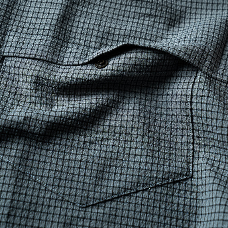CHECKED WORKER SHIRT - SH-BU006