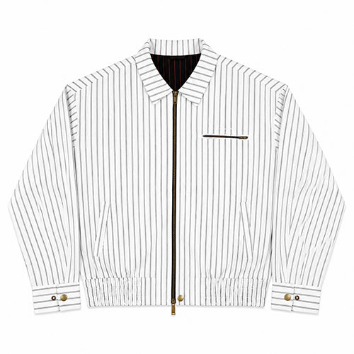 REVERSIBLE STRIPE JACKET