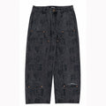FULL PRINT DOUBLE KNEE PANTS