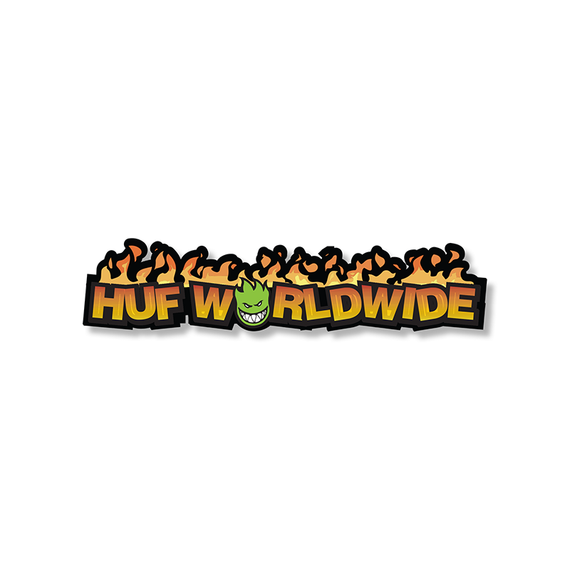 SPITFIRE IN FLAMES STICKER