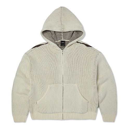 TOKEN ZIP HOODED SWEATER