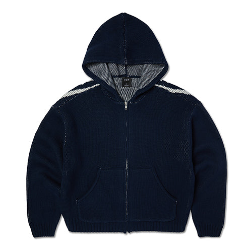 TOKEN ZIP HOODED SWEATER