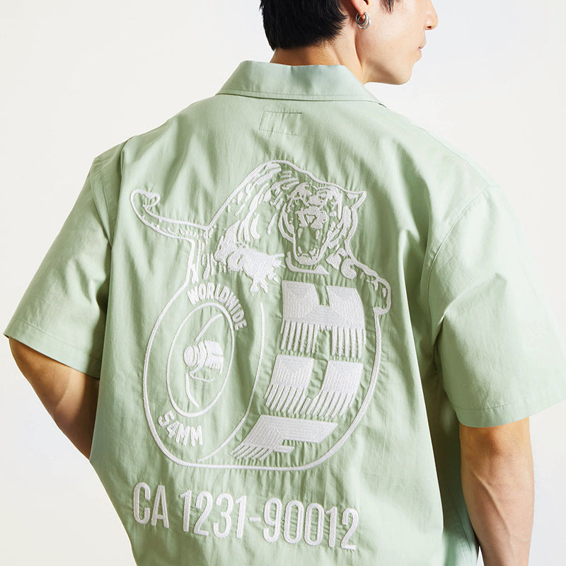 URETHANE S/S WORK SHIRT - BU00270